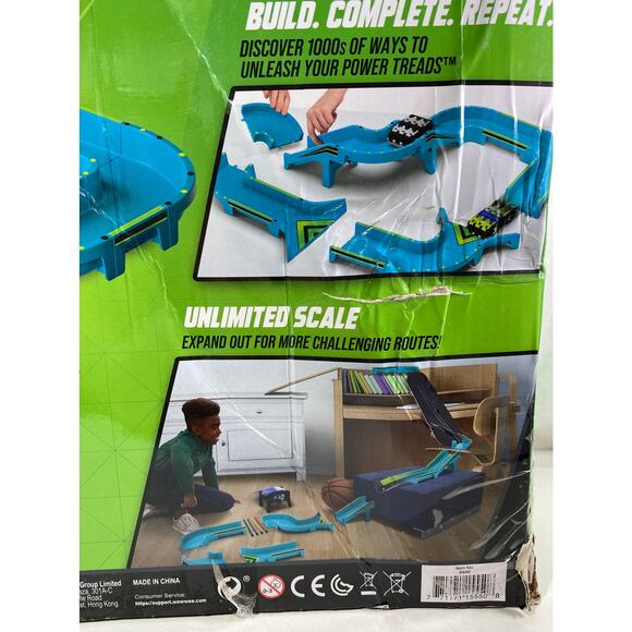 Power Treads All terrain Glow In The Dark 70 Piece Courses Tracks New Damaged Bx - Picture 6 of 10